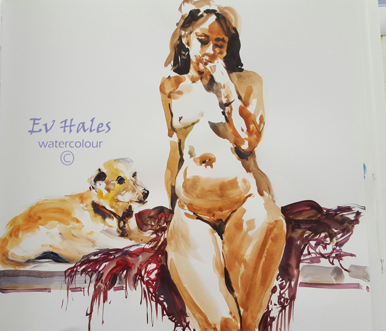 My companion and me.